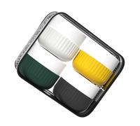 Récipients de voyage pour produits de toilette, pots à crème en silicone avec sac transparent, accessoires de voyage pour cosmétiques, visage, corps, crème pour les mains, produits de toilette