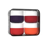 Récipients de voyage pour produits de toilette, pots à crème en silicone avec sac transparent, accessoires de voyage pour cosmétiques, visage, corps, crème pour les mains, produits de toilette