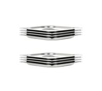 Récipients Gastronorm 8 pcs GN 1 2 20 mm Acier inoxydable