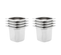 Récipients Gastronorm 8 pcs GN 1/6 150 mm Acier inoxydable vidaXL vidaXL