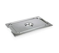 Récipients Gastronorm / Récipients GN, GN 1/1, Série 73, Poignées tombantes, Profondeur au choix : Couvercle GN 1/1, avec évidement pour poignées tombantes Variante : Couvercle GN 1/1