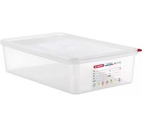 Récipients GN ARAVEN avec couvercle 1/1, PP, profondeur : 100 mm, capacité : 13,7 L, hermétiques