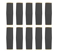 Récipients noirs vides pour rouges à lèvres, tubes de baume à lèvres DIY pour fabriquer soi-même son rouge à lèvres, tube rechargeable à fermeture magnétique mat, avec un diamètre (Dix sacs opp [tube