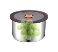 Récipients pour collations en acier inoxydable, réutilisables, anti-goutte pour aliments, design compact et empilable, préparation des repas, petites portions, collations et repas quotidiens