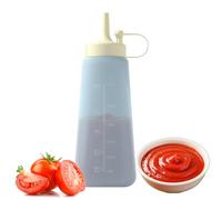 Récipients pour sauces, 300 ml, distributeur anti-goutte pour condiments, récipient vide pour sauces, pour cuisine, restaurant, préparation des aliments, déjeuner sacré, pique-nique, miel