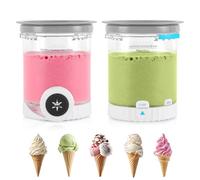 Récipients pour sorbetière Ninja Creami, 2 récipients à glace, sans BPA et lavables au lave-vaisselle, compatibles avec les récipients pour sorbetière Ninja Swirl, séries Ninja Swirl NC700 et NC701