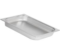Récipients repas GN 1/1, Hauteur 65 mm, Récipients gastronomiques en acier inoxydable, Conviennent pour chafing dishes