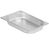Récipients repas GN 1/2, Hauteur 65 mm, Récipients gastronomiques en acier inoxydable, Conviennent pour chafing dishes