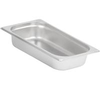Récipients repas GN 1/3, Hauteur 65 mm, Récipients gastronomiques en acier inoxydable, Conviennent pour chafing dishes