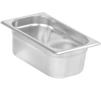 Récipients repas GN 1/4, Hauteur 100 mm, Récipients gastronomiques en acier inoxydable, Conviennent pour chafing dishes