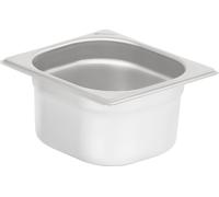 Récipients repas GN 1/6, Hauteur 100 mm, Récipients gastronomiques en acier inoxydable, Conviennent pour chafing dishes