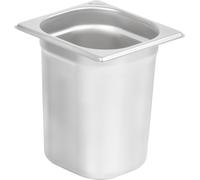 Récipients repas GN 1/6, Hauteur 200 mm, Récipients gastronomiques en acier inoxydable, Conviennent pour chafing dishes