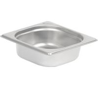 Récipients repas GN 1/6, Hauteur 65 mm, Récipients gastronomiques en acier inoxydable, Conviennent pour chafing dishes
