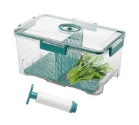 Récipients scellés sous vide, récipient de stockage hermétique pour les aliments, Conteneur de stockage de minuterie transparent, Récipient allant au micro-ondes pour mariner le poisson, boîte de rang