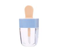 Récipients vides rechargeables rotatifs pour baume à lèvres à faire soi-même, baume à lèvres, baume à lèvres pour bricolage, cosmétiques, tubes vides brillants, bleu, Beauté de masse