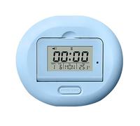 Récit d'alarme - Monière de présentation de LED vibrante, conception moderne de la lumière de la nuit silencieuse, snooze équipé de l'unité numérique | CHAMBRE DES CHAMBRE DÉPIRES DE TIMELOGETY POUR L
