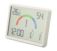Récit d'alarme numérique Grand chiffres Horloge de bureau magnétique avec température et humidité Affichage d'alarme idéal pour les enfants seniors