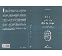 Récit de la vie des Lapons - Johan Tu Ri - L'harmattan - broché - Livre