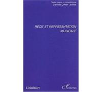 Récit et représentation musicale Danielle Cohen-Lévinas (Direction)