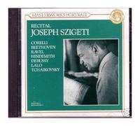 Joseph Szigeti – Recital : Corelli, Beethoven, Ravel, Hindemith, Debussy, Lalo, Tchaikovsky – CD