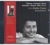 Récital De Salzbourg 1957 : Lieder De Brahms, Ravel, Schoeck, Schubert, Strauss Et Wolf