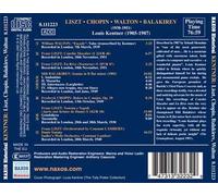 Récital : Oeuvres De Liszt, Walton, Balakirev, Chopin