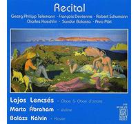 Recital, Oeuvres pour Hautbois, Violon et Piano