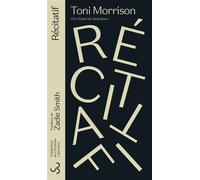 Récitatif - Toni Morrison - Bourgois - broché - Roman