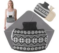 Recitem Ceinture chauffante avec bande réglable de 130 cm pour une utilisation à chaud et à froid - Élément chauffant de 23 x 26 cm - Kit 3 en 1 avec valve de sécurité et matériau en caoutchouc