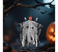 Recitem Chaîne d'Halloween - Esprit suspendu - Avec lumière et son - Décoration d'Halloween pour fête et décoration de maison (C)