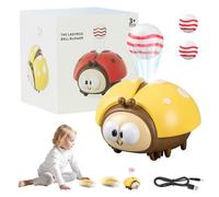 Recitem Coccinelle - Jouet sensoriel rechargeable par USB - Avec 2 balles - Pour l'entraînement de la motricité fine - Cadeau pour les enfants à partir de 12 mois (A)