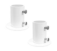 Recitem Lot de 2 brides d'ancrage de plafond de 1 1/2"" pour supports d'échelle de piscine, en acier inoxydable, accessoires de piscine hors sol, BLC1184