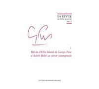 Récits d'Ellis Island de Georges Perec et Robert Bober au miroir contemporain 2019 - Patrick Marot - Classiques Garnier - broché - Revue