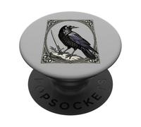 Réclamez Le fringant Corbeau du duelliste PopSockets PopGrip Adhésif