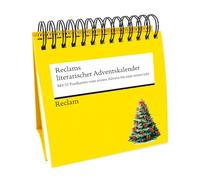 Reclams literarischer Adventskalender. Mit 31 Postkarten vom ersten Advent bis zum neuen Jahr (Advents-Postkartenaufsteller): Adventskalender 24 + 7 ... für die Feiertage und das neue Jahr