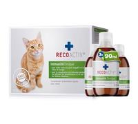 RECOACTIV Immun Chat - stimulant efficace de l’appétit, aide rapide en cas de prise alimentaire réduite, perte de poids et carences nutritionnelles, très appétent, liquide, absorption facile, 3x 90 ml