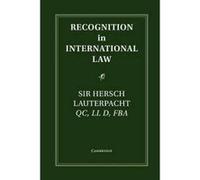 Recognition in International Law - [Version Originale] Hersch Lauterpacht, James Crawford (Auteur)