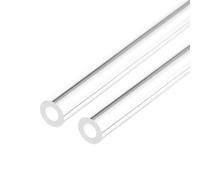 Recogwood Lot de 2 tubes ronds rigides en acrylique transparent pour lampes et lanternes, système de refroidissement par eau 4 mm DI 8 mm OD 305 mm
