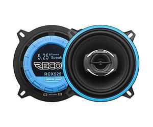 RECOIL RCX-525 Série Echo Système Haut-parleurs Coaxiaux 2 Voies 13 cm (5,25") 80 Watt RMS - Paire pour la Plupart des Véhicules