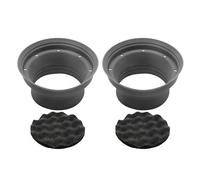 RECOIL SPB65 Foldable Silicone 6.5” Car Speaker Baffle Kits with Egg Crate Foam for Sound Quality Improvement and Speaker Protection One Pair