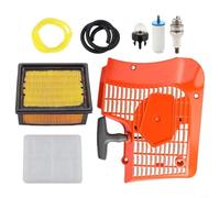 Recoil Starter et Filtre à Air Kit Compatible avec K760 K770 Scie à Béton Remplacement pour 574362003 574362301, Comprend Tuyau de Carburant Bougie d'Allumage