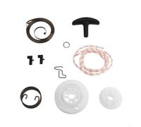 Recoil Starter Kit BG86C SH56C Leaf Blower Repair Plastic Recoil Spring Kit 9-Piece Leaf Blower Fix Leaf Blower Starter Kit BG86C SH56C pour Easy Install 9-Piece Recoil Starter Set 5x5cm For Leaf