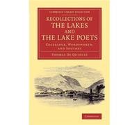 Recollections of the Lakes and the Lake Poets - Thomas De Quincey - Cambridge University Press - Livre en Anglais - Paperback Thomas De QuinceyThomas De Quincey (Auteur)