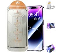 Recollectk Protection d'écran Grasoftness invisible, anti-traces de doigts, anti-poussière et sans bulles, film trempé HD anti-peep pour iPhone 16, 15, 14 (confidentialité, pour iPhone14Promax)