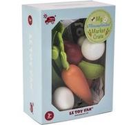 Le Toy Van - TV182 - Lernspiel für Kinder ab 2 Jahren, Holzspielzeug-Gemüsekiste, Montessori-Spielzeug, ökologisches Spiel aus FSC-Holz und Farben auf Wasserbasis