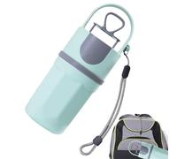 Récolte pour animaux domestiques avec distributeur de sacs, outil à 6 griffes pour collecte des déchets animaux | pour petites races moyennes grandes promenades en plein air