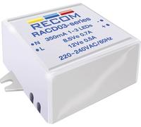 Recom Lighting RACD03-350 Source de courant constant pour LEDs 3 W 350 mA 12 V/DC Tension de fonctionnement max.: 264 V/AC