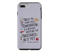 Recommencer Citation Nouveau Jour Anne Shirley Coque pour iPhone 7 Plus/8 Plus