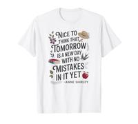 Recommencer Citation Nouveau Jour Anne Shirley T-Shirt Graphique avec Valeur