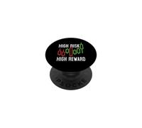 Récompense à Haut Risque - Day Trading & Scalping Chart Traders PopSockets PopGrip Adhésif